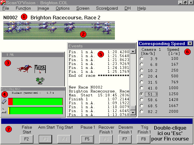 Horses, acquisition screen (39041 octets)